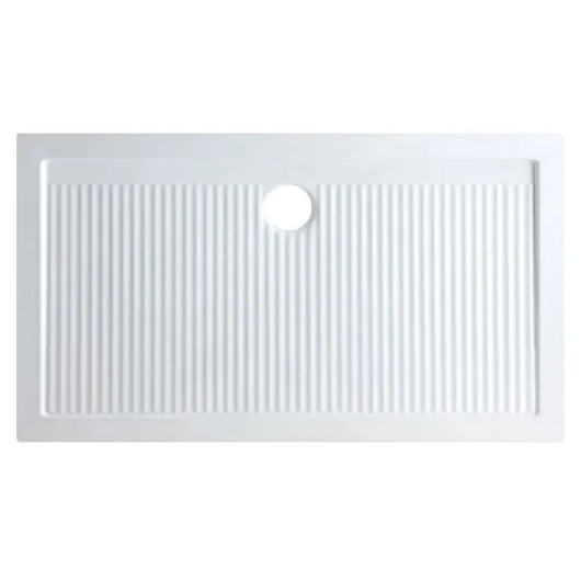 Azzurra ceramica piatto doccia 70x120xh6,5cm bianco lucido design anti-scivolo | Ferdy