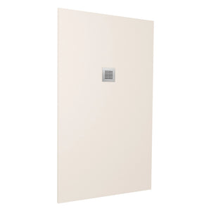 Piatto doccia 80x110cm in marmoresina avorio effetto pietra | Kos