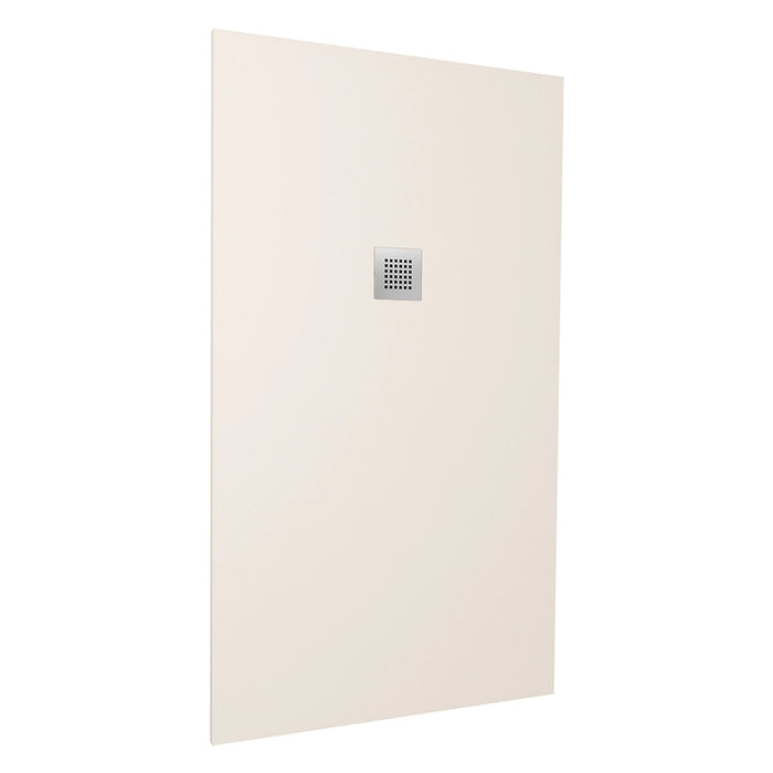 Piatto doccia 80x160cm in marmoresina avorio effetto pietra | Kos