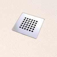 Piatto doccia 80x80cm in marmoresina avorio effetto pietra | Kos