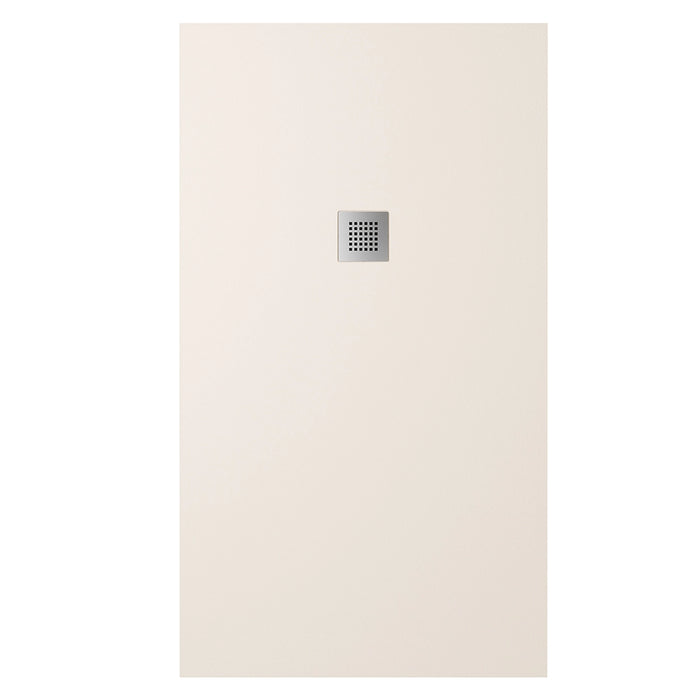 Piatto doccia 80x110cm in marmoresina avorio effetto pietra | Kos