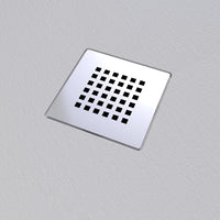 Piatto doccia 80x180cm in marmoresina grigio effetto pietra | Kos