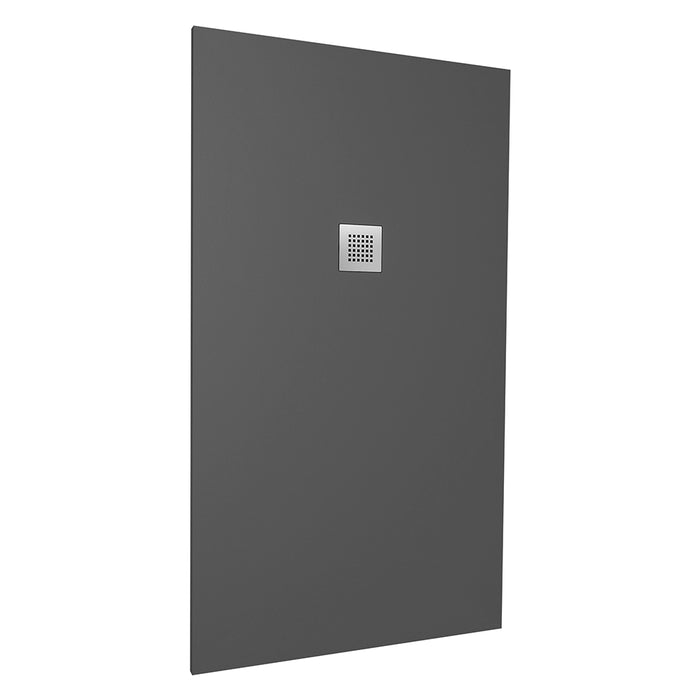 Piatto doccia 80x180cm in marmoresina nero effetto pietra | Kos