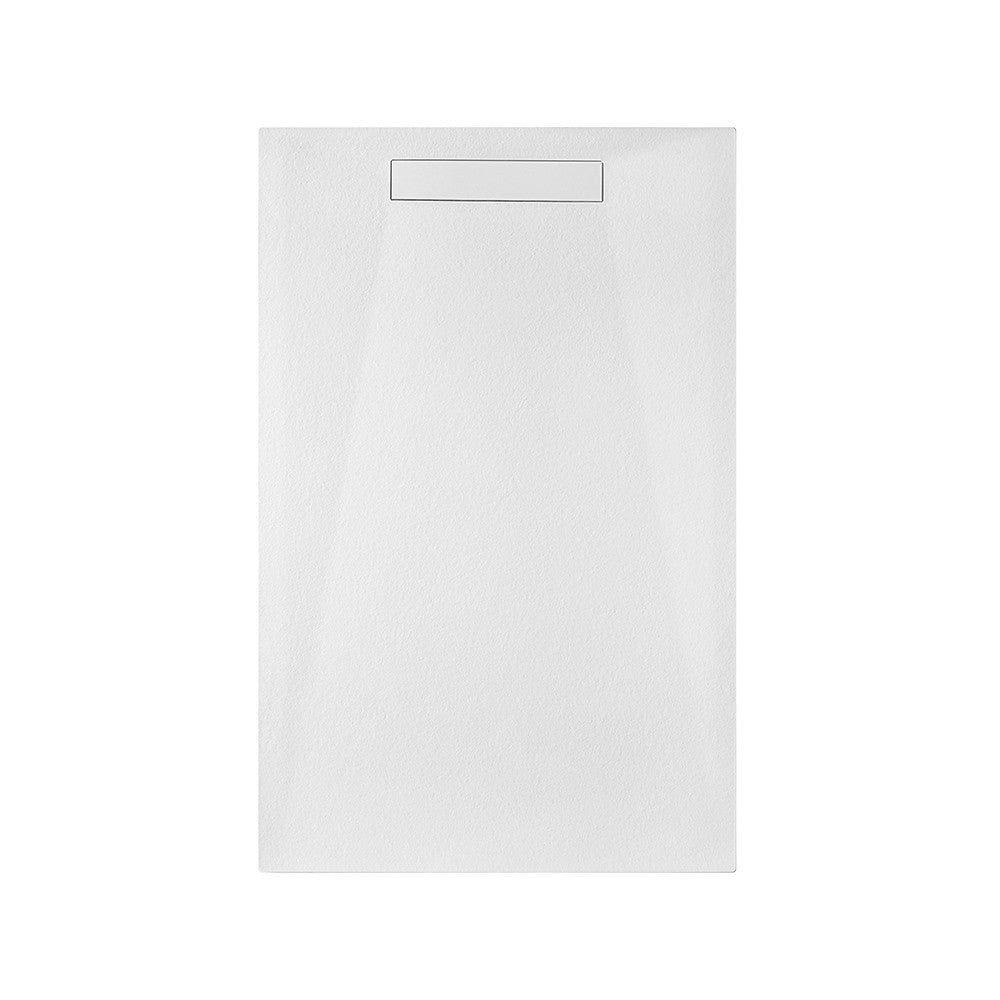 Piatto doccia filo pavimento 80x140 Plaza marmoresina bianco