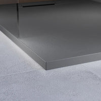 Piatto doccia 80x100 cm in marmoresina grigio effetto pietra | Paros