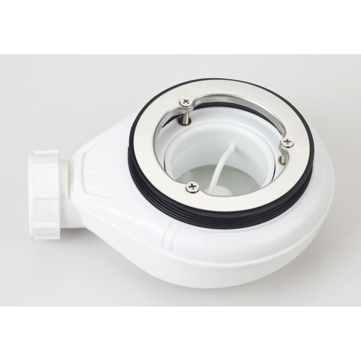 Piatto doccia in marmo resina bianco pietra cemento prestige, misura 70x190