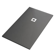 Piatto doccia in marmo resina Grigio Scuro pietra cemento ROYAL Regos-90x200