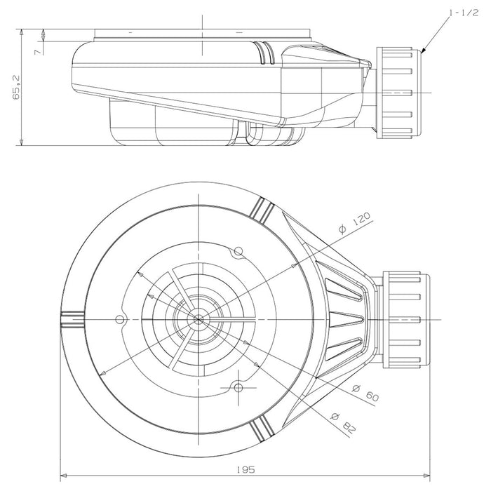 Piatto doccia in marmo resina nero pietra cemento grid, misura 70x150