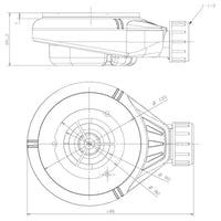 Piatto doccia in marmo resina nero pietra cemento grid, misura 90x170
