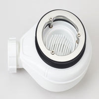 Piatto doccia in marmoresina crema effetto pietra cemento relax, misura 70x170