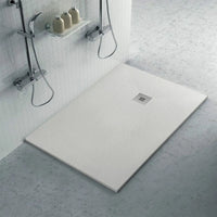 Piatto doccia in resina 80x120 rettangolare Karen grigio pietra