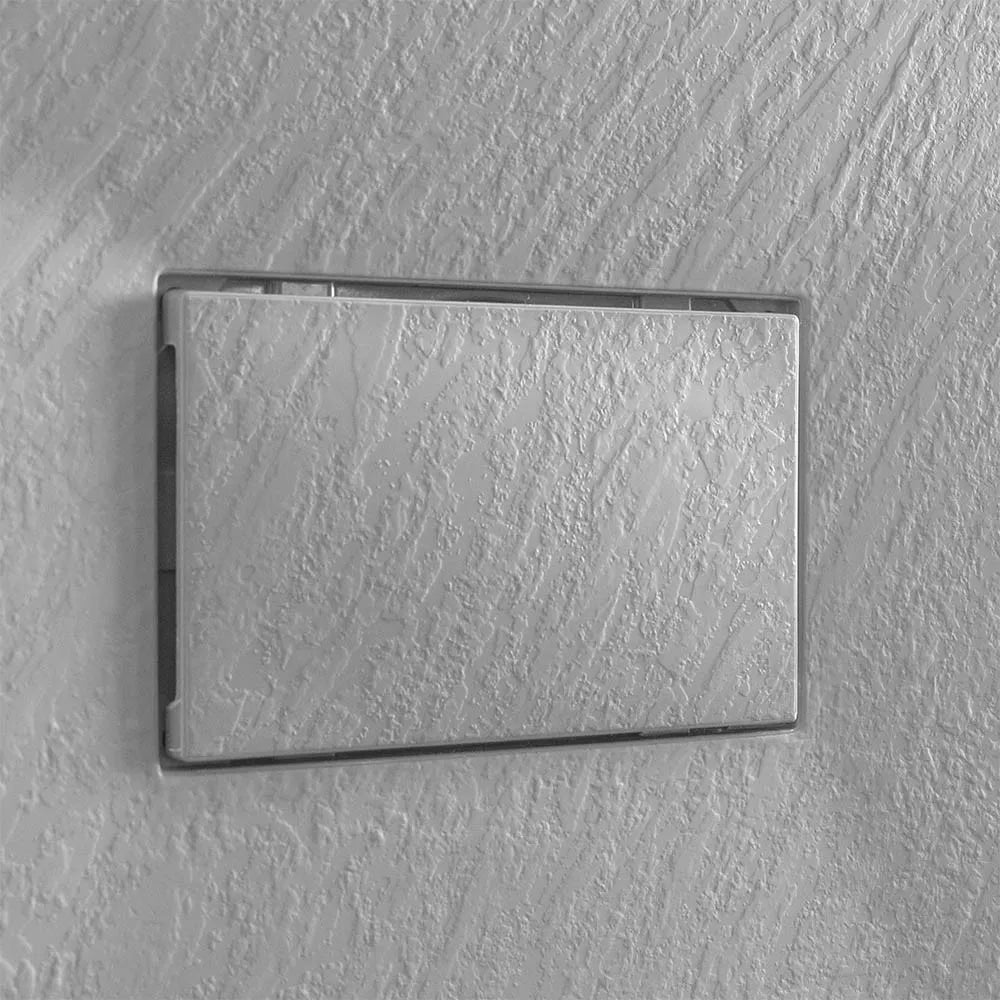 Piatto doccia in resina 80x120 serie Agorà grigio pietra su misura