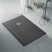 Piatto doccia in resina 80x130 rettangolare Karen ardesia