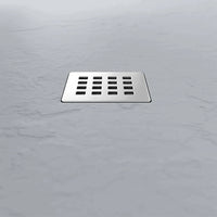 Piatto doccia marmoresina 80x90 Karen grigio effetto pietra