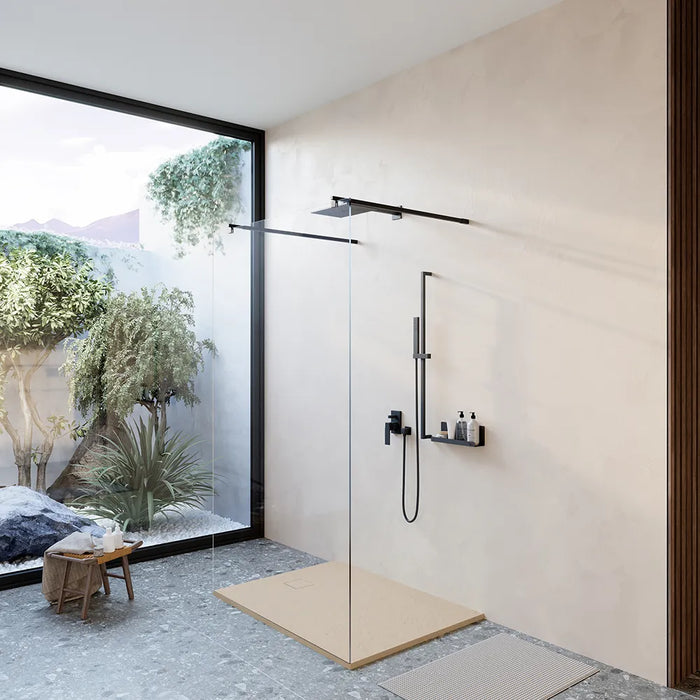 Piatto doccia 90x140 cm colore avorio effetto pietra | Samos