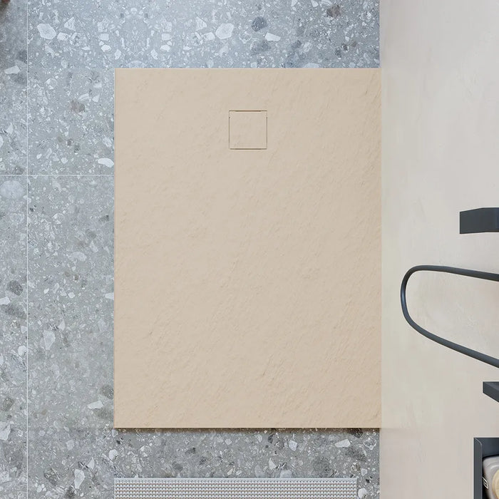 Piatto doccia 70x110 cm colore avorio effetto pietra | Samos