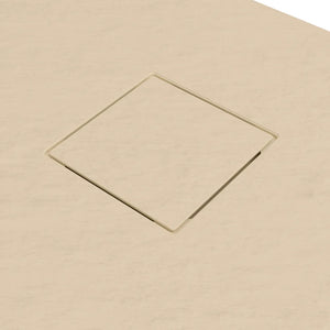 Piatto doccia 70x90 cm colore avorio effetto pietra | Samos