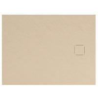 Piatto doccia 80x110 cm colore avorio effetto pietra | Samos