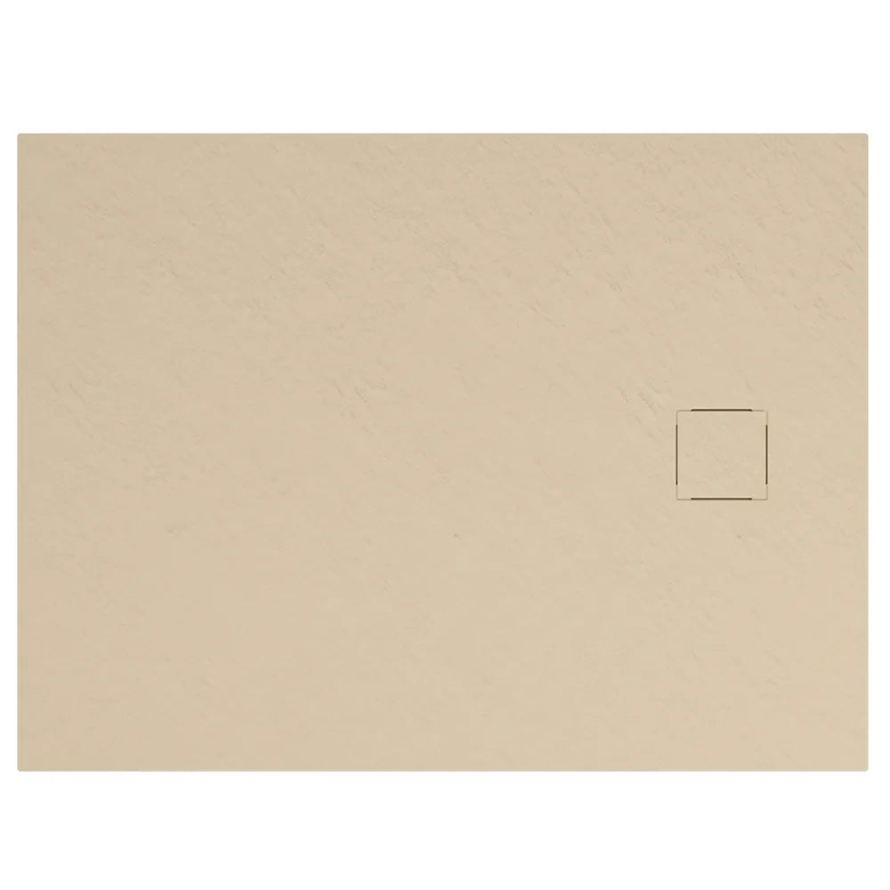 Piatto doccia 90x140 cm colore avorio effetto pietra | Samos