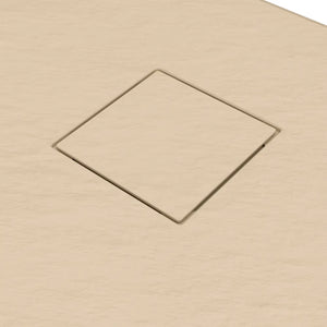 Piatto doccia 90x170 cm colore avorio effetto pietra | Samos