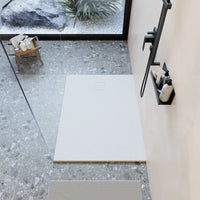 Piatto doccia 90x150 cm colore bianco effetto pietra | Samos