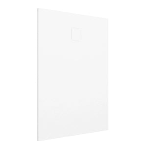 Piatto doccia 80x100 cm colore bianco effetto pietra | Samos