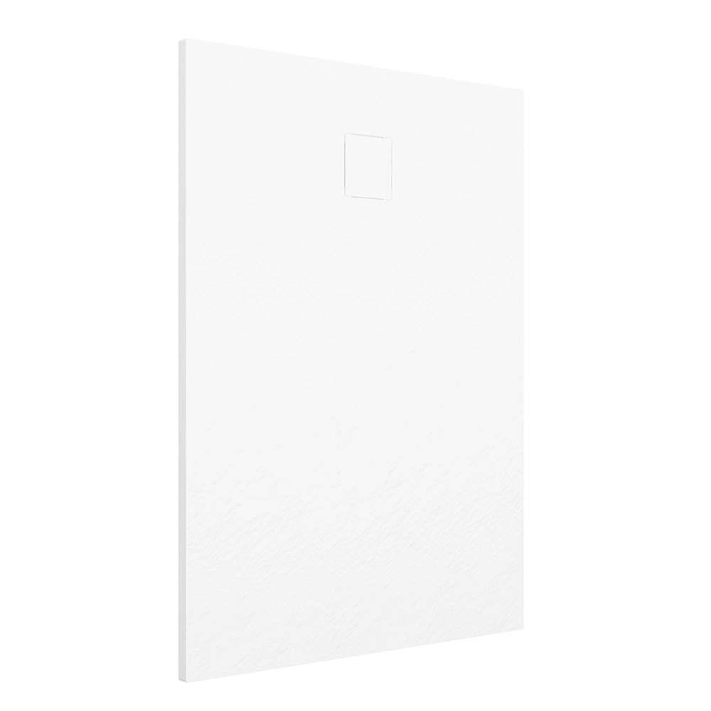 Piatto doccia 80x140 cm colore bianco effetto pietra | Samos