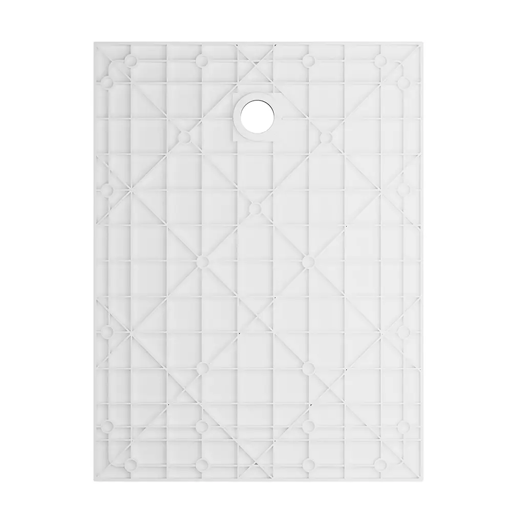 Piatto doccia 90x100 cm colore bianco effetto pietra | Samos