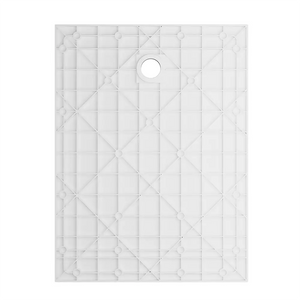 Piatto doccia 70x120 cm colore bianco effetto pietra | Samos