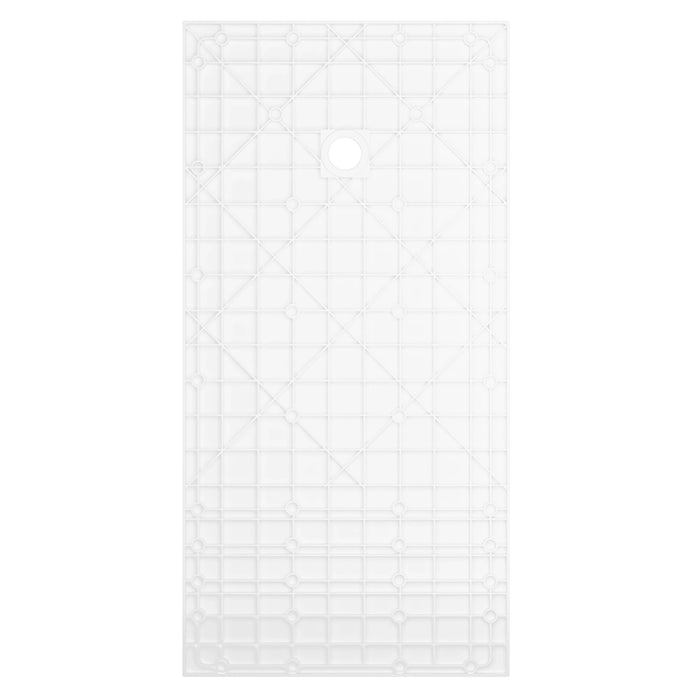 Piatto doccia 80x180 cm colore bianco effetto pietra | Samos