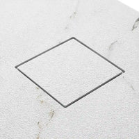 Piatto doccia 70x140 cm colore marmo calacatta bianco effetto pietra | Samos