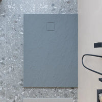 Piatto doccia 80x120 cm colore grigio effetto pietra | Samos