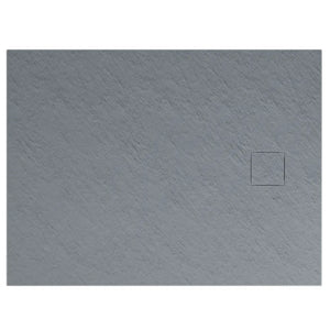 Piatto doccia 90x110 cm colore grigio effetto pietra | Samos