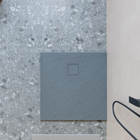 Piatto doccia 90x90 cm colore grigio effetto pietra | Samos