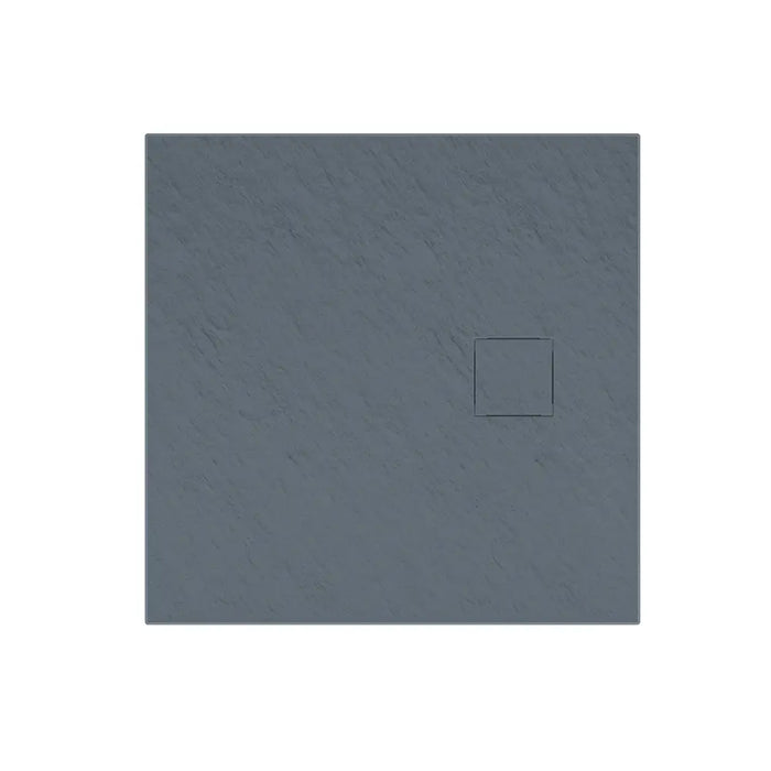 Piatto doccia 90x90 cm colore grigio effetto pietra | Samos