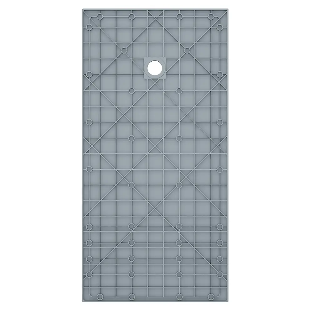 Piatto doccia 80x180 cm colore grigio effetto pietra | Samos