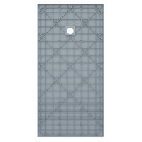 Piatto doccia 80x180 cm colore grigio effetto pietra | Samos