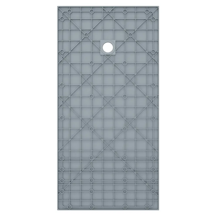 Piatto doccia 80x180 cm colore grigio effetto pietra | Samos