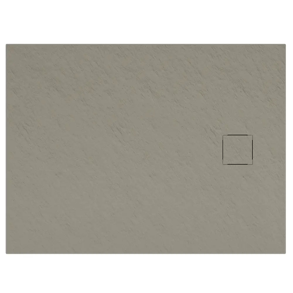 Piatto doccia 90x140 cm colore marrone effetto pietra | Samos