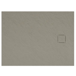 Piatto doccia 90x140 cm colore marrone effetto pietra | Samos