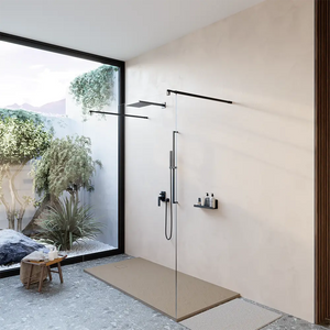 Piatto doccia 90x180 cm colore marrone effetto pietra | Samos