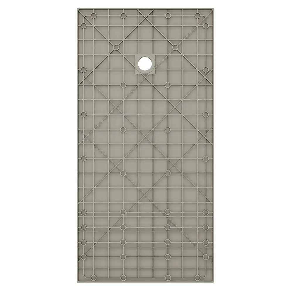 Piatto doccia 90x180 cm colore marrone effetto pietra | Samos