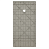 Piatto doccia 90x180 cm colore marrone effetto pietra | Samos