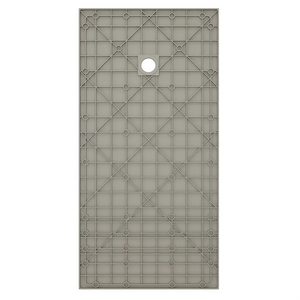 Piatto doccia 90x180 cm colore marrone effetto pietra | Samos