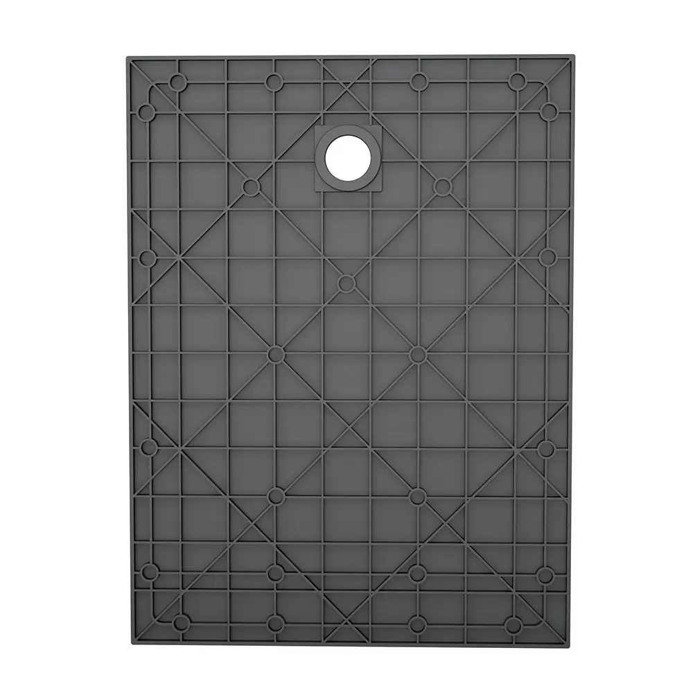 Piatto doccia 70x120 cm colore nero effetto pietra | Samos