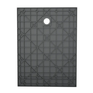 Piatto doccia 70x140 cm colore nero effetto pietra | Samos