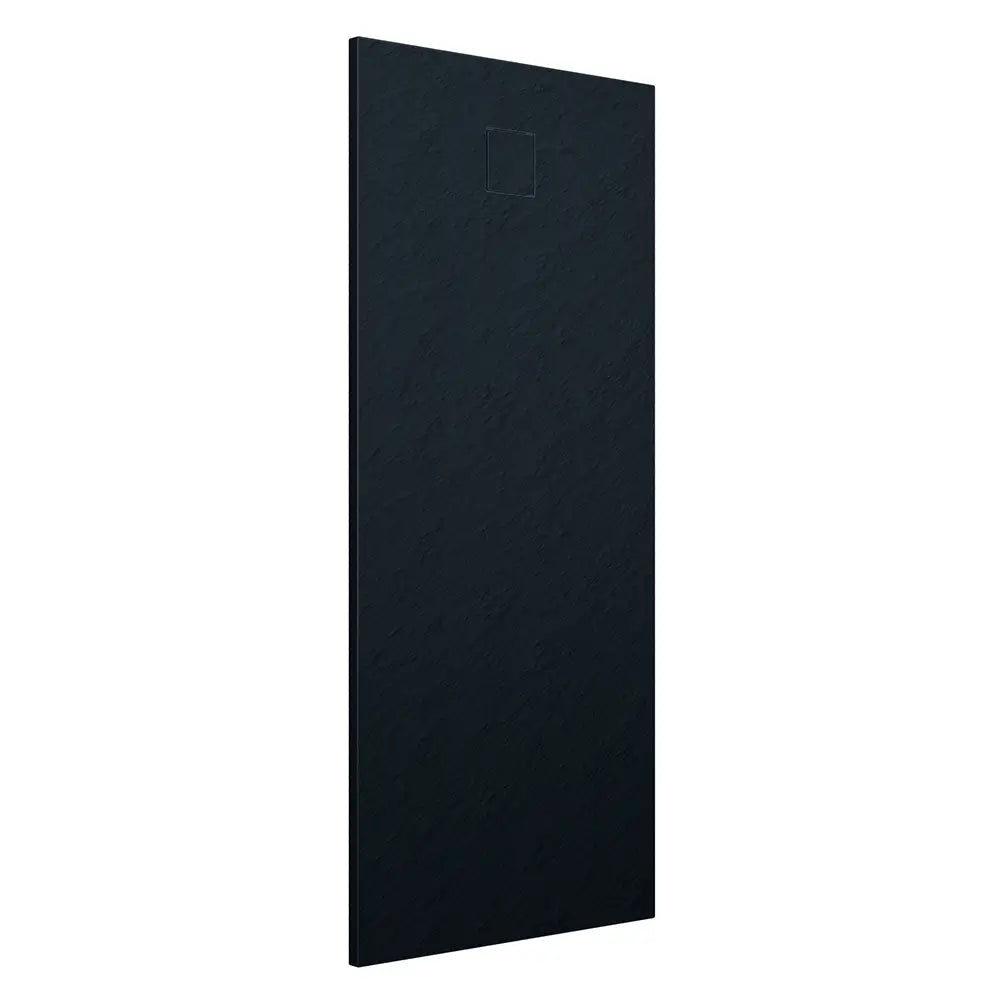 Piatto doccia 90x160 cm colore nero effetto pietra | Samos