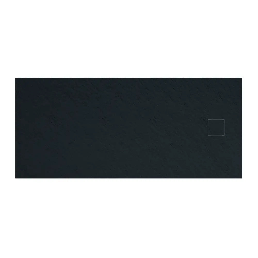 Piatto doccia 90x160 cm colore nero effetto pietra | Samos