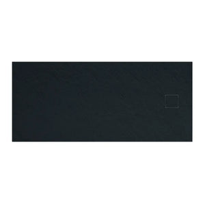 Piatto doccia 90x160 cm colore nero effetto pietra | Samos