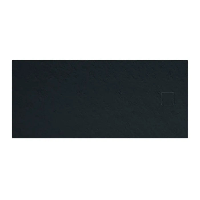 Piatto doccia 90x160 cm colore nero effetto pietra | Samos